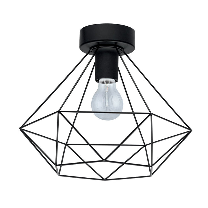 Eglo Canada - 43004A - One Light Ceiling Mount - Tarbes - Matte Black
