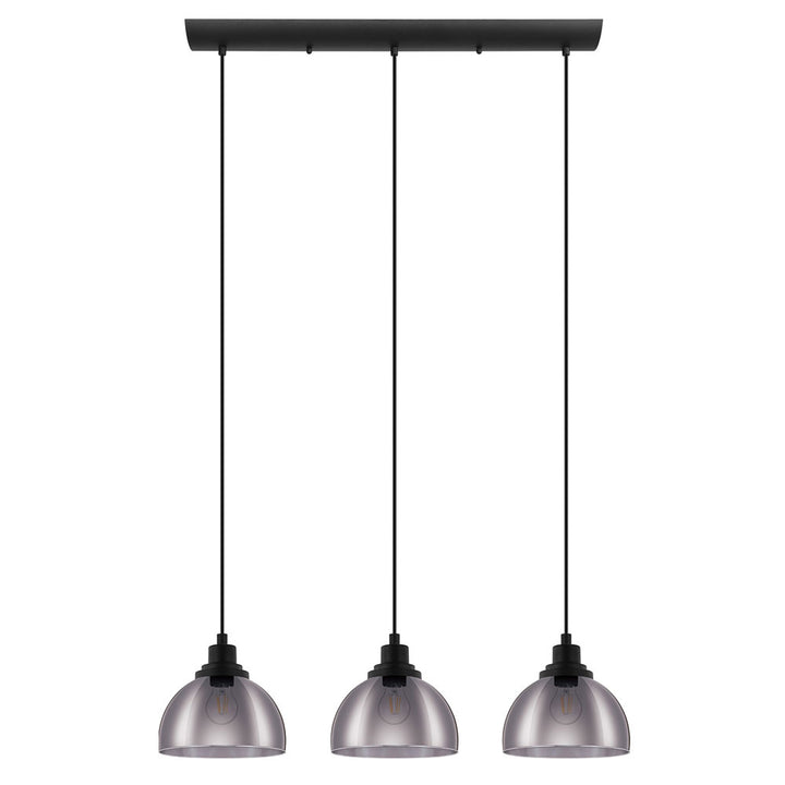 Eglo Canada - 98384A - Three Light Pendant - Belser - Black