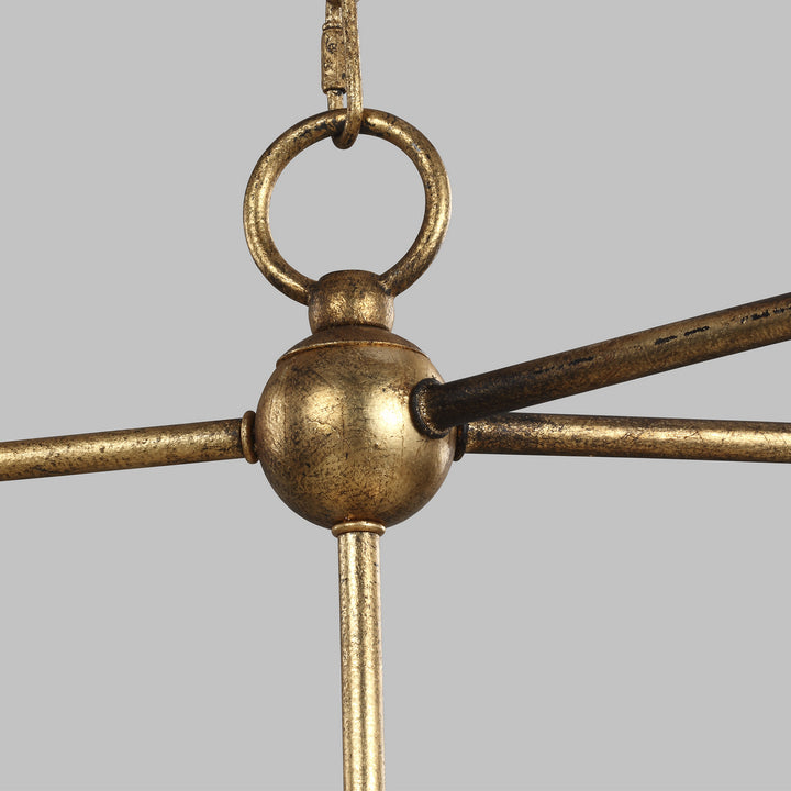 Visual Comfort Studio Canada - CC1216ADB - Six Light Chandelier - Stonington - Antique Gild