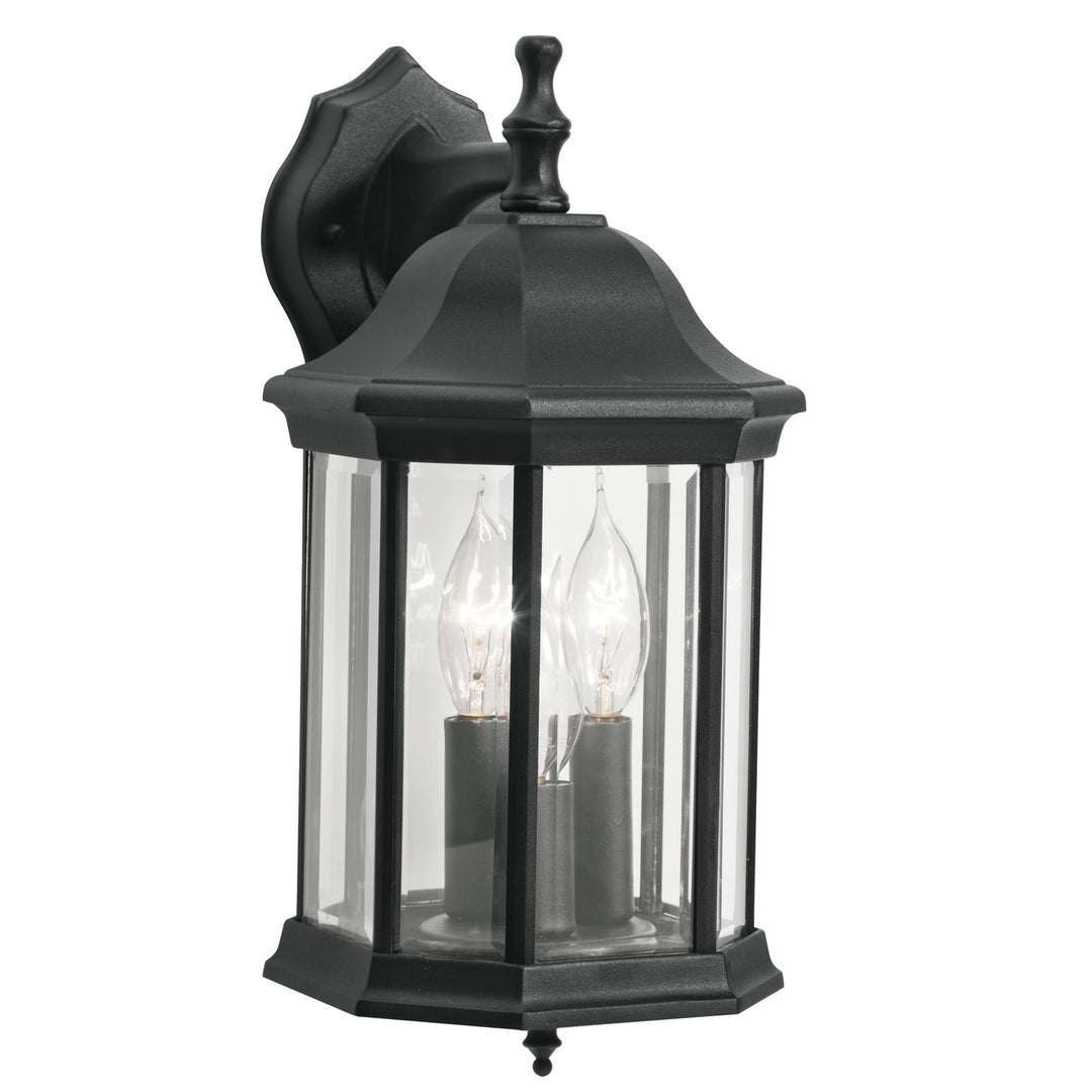 Kichler Canada - 9777BK - Three Light Outdoor Wall Mount - Chesapeake - Black