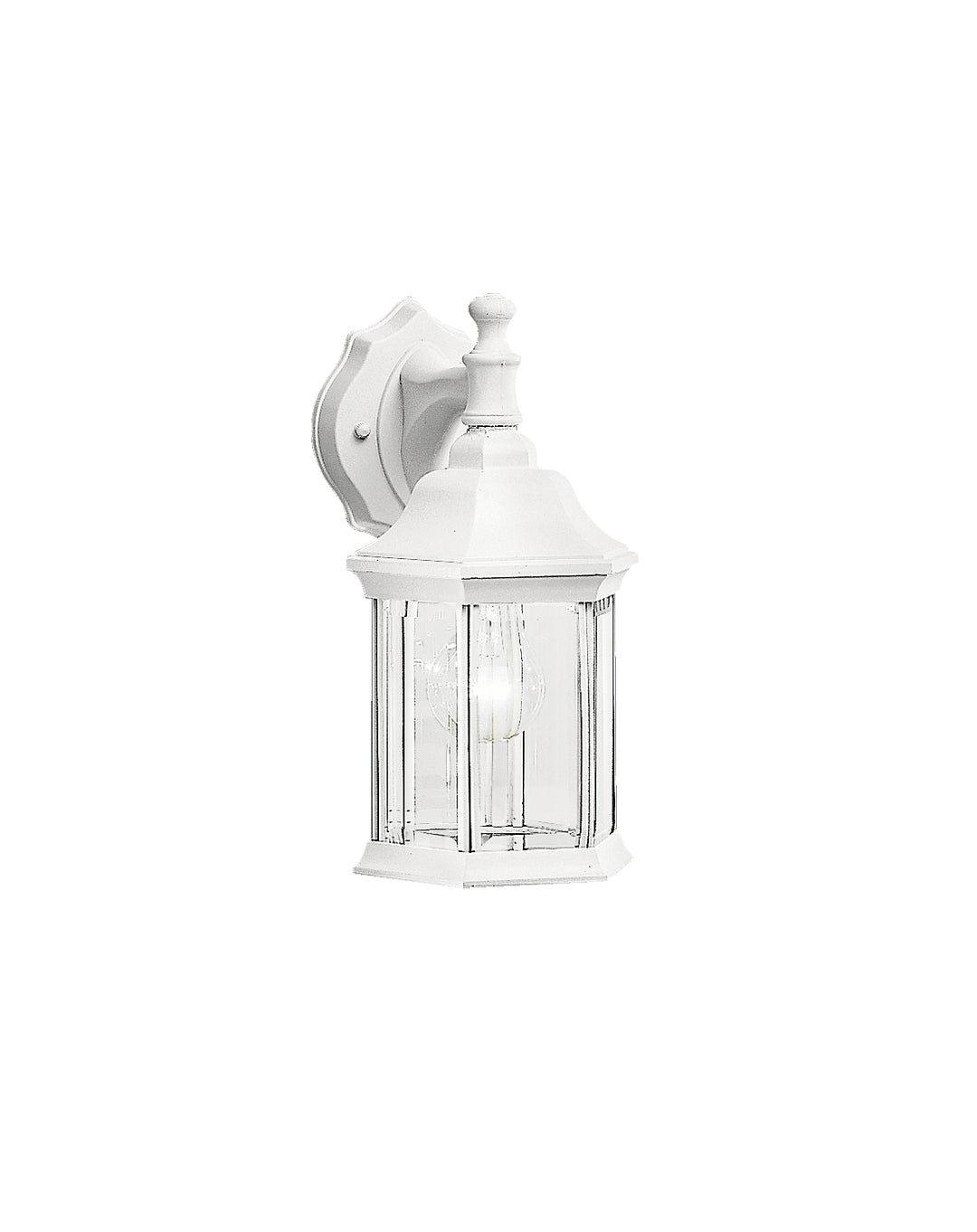 Kichler Canada - 9776WH - One Light Outdoor Wall Mount - Chesapeake - White