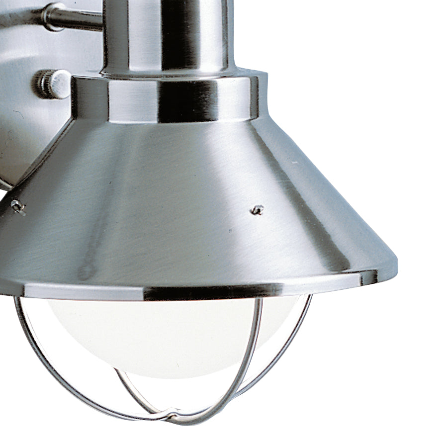 Kichler Canada - 9023NI - One Light Outdoor Wall Mount - Seaside - Brushed Nickel