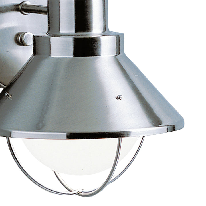 Kichler Canada - 9023NI - One Light Outdoor Wall Mount - Seaside - Brushed Nickel
