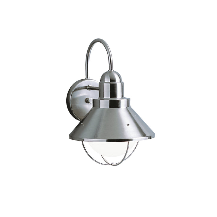 Kichler Canada - 9023NI - One Light Outdoor Wall Mount - Seaside - Brushed Nickel