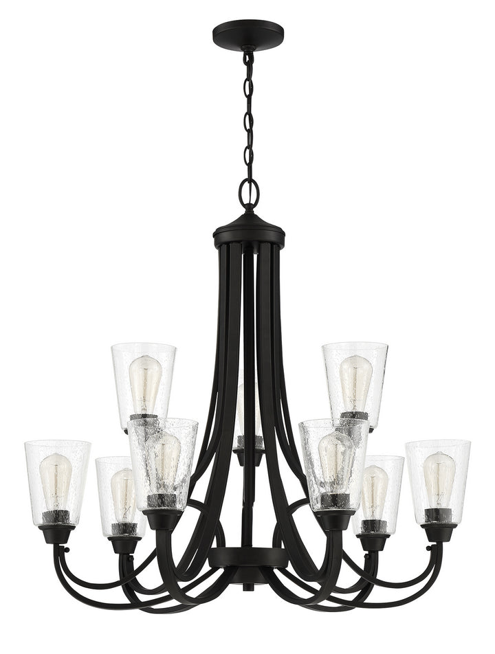 Grace Nine Light Chandelier in Espresso - available from The Lighting Shoppe, trusted by Canadian homeowners