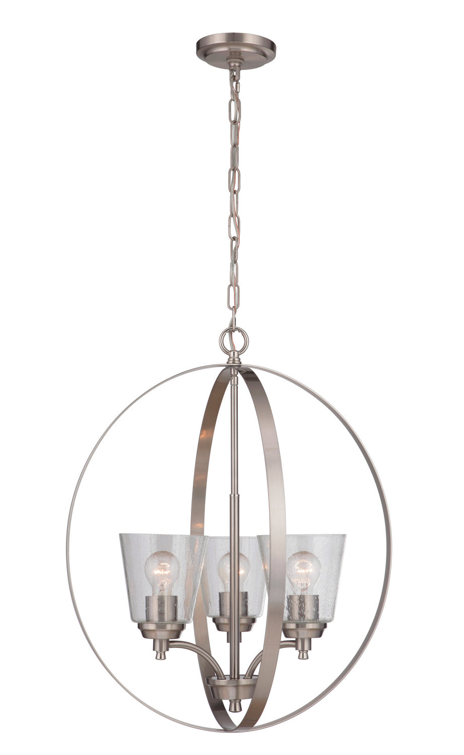 Craftmade Canada - 50233-BNK - Three Light Foyer Pendant - Tyler - Brushed Polished Nickel