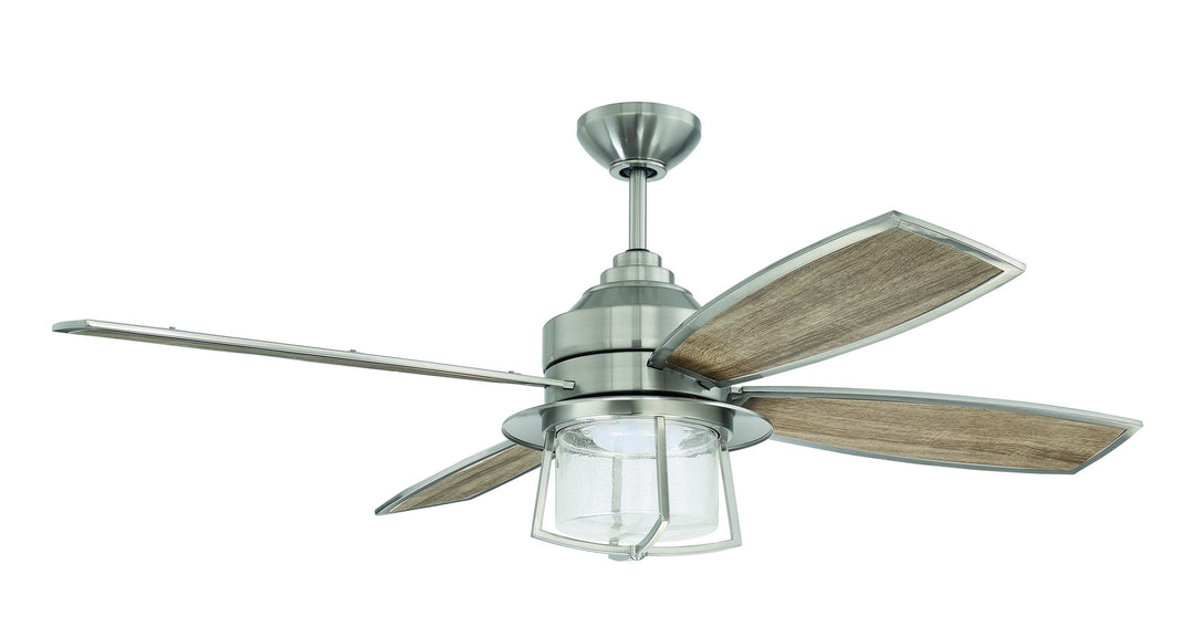 Waterfront 52"Ceiling Fan in Brushed Polished Nickel - available from The Lighting Shoppe, trusted by Canadian homeowners
