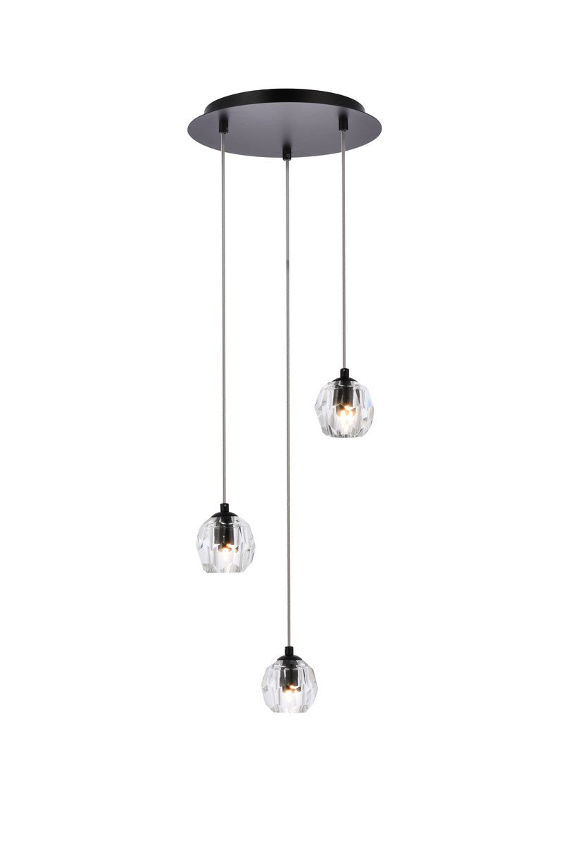 Eren LED Pendant in Black - available from The Lighting Shoppe, trusted by Canadian homeowners