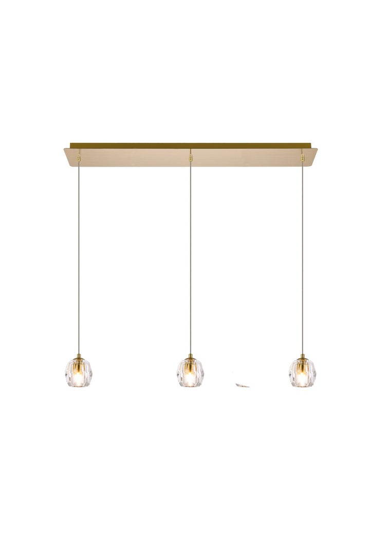 Elegant Lighting - 3505D28G - LED Pendant - Eren - Gold
