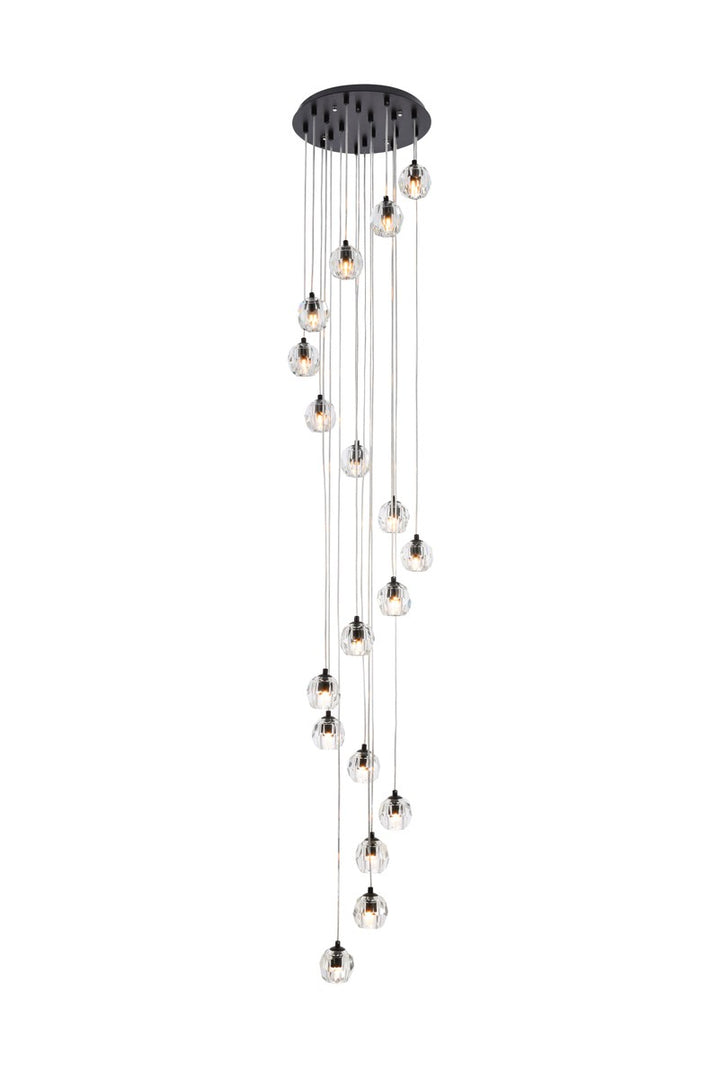 Eren LED Pendant in Black - available from The Lighting Shoppe, trusted by Canadian homeowners