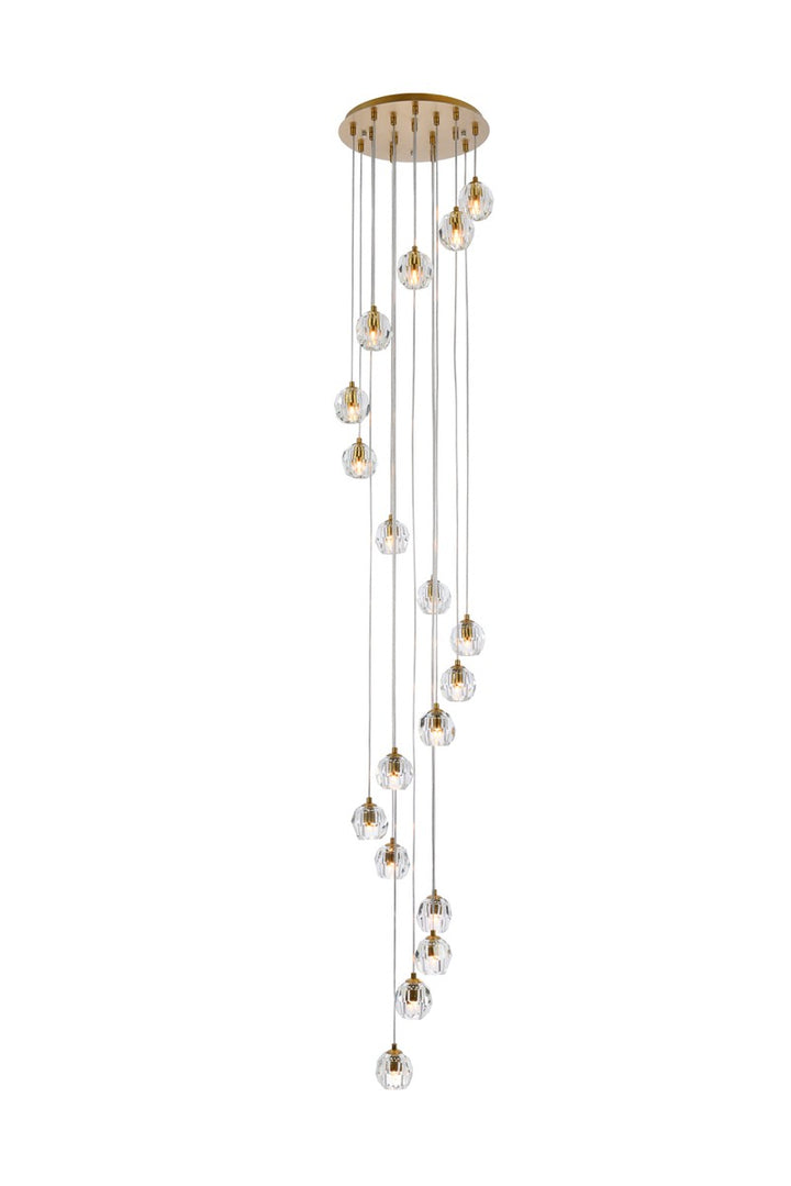 Eren LED Pendant in Gold - available from The Lighting Shoppe, trusted by Canadian homeowners