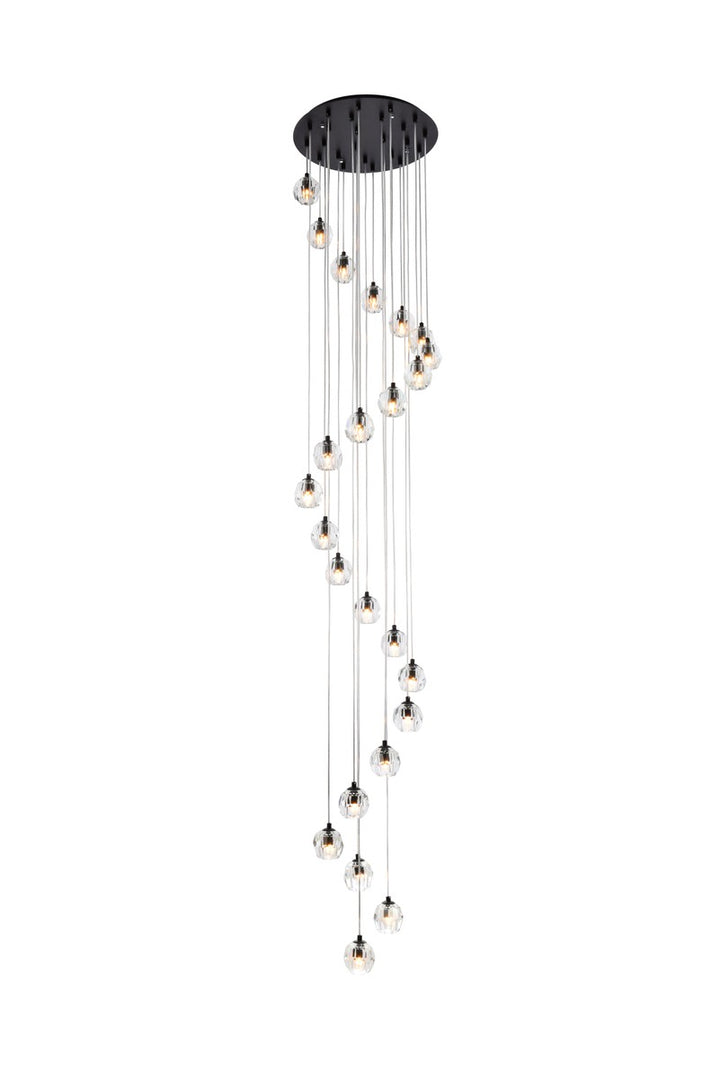 Eren LED Pendant in Black - available from The Lighting Shoppe, trusted by Canadian homeowners
