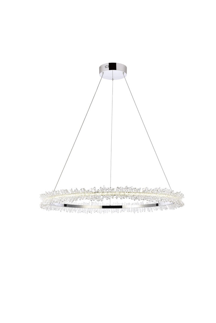 Elegant Lighting - 3506D34C - LED Pendant - Laurel - Chrome