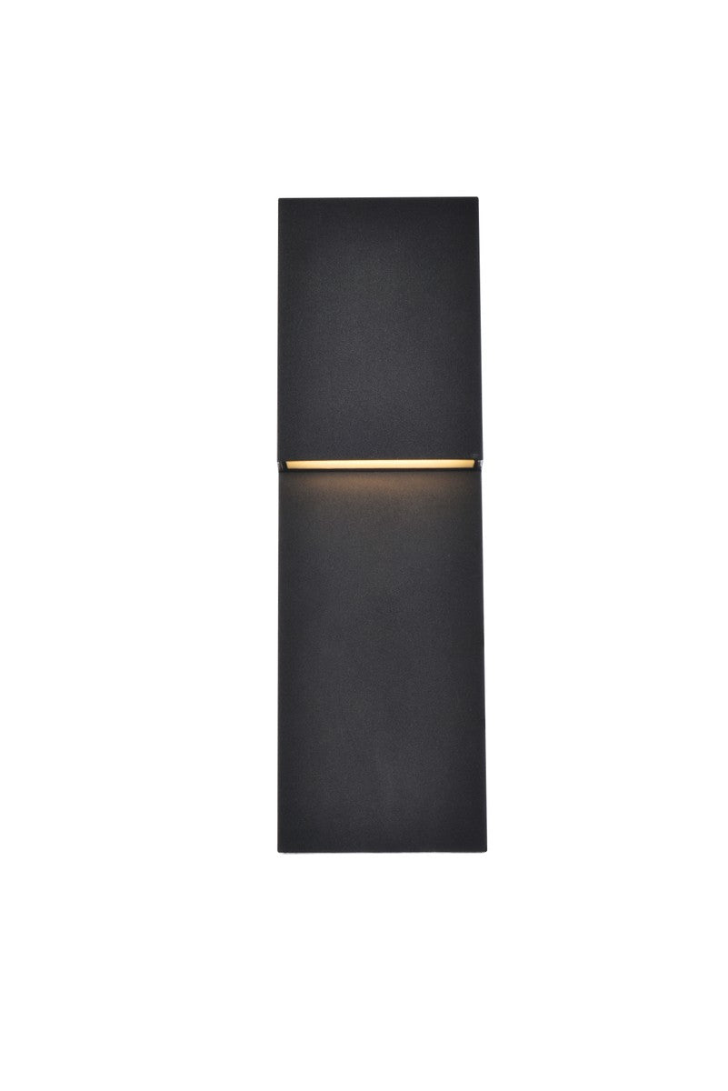 Elegant Lighting - LDOD4001BK - LED Outdoor Wall Lamp - Raine - black