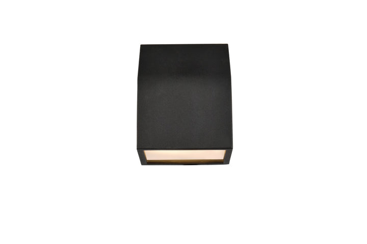 Raine LED Outdoor Wall Lamp in black - available from The Lighting Shoppe, trusted by Canadian homeowners