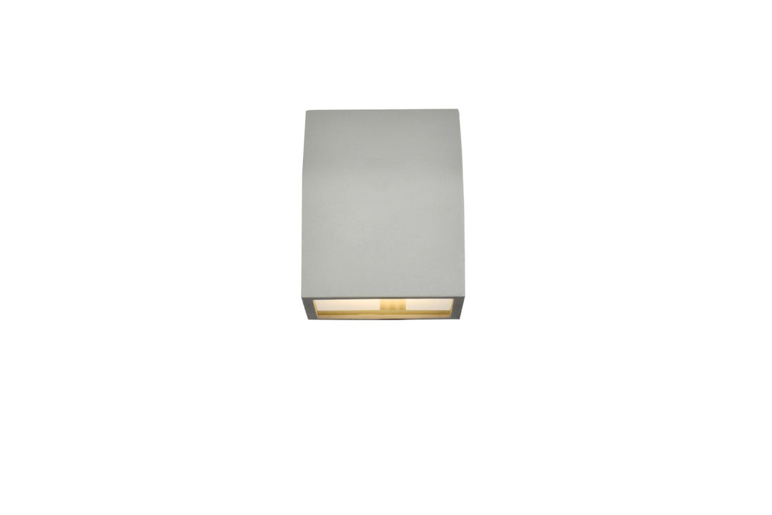 Raine LED Outdoor Wall Lamp in Silver - available from The Lighting Shoppe, trusted by Canadian homeowners