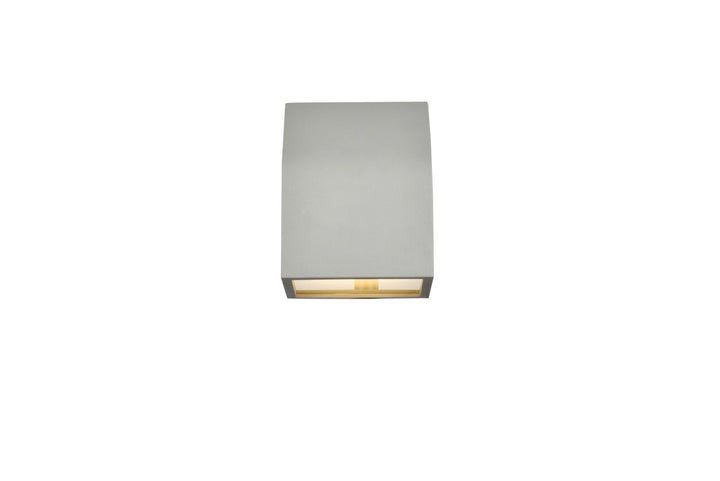 Raine LED Outdoor Wall Lamp in Silver - available from The Lighting Shoppe, trusted by Canadian homeowners