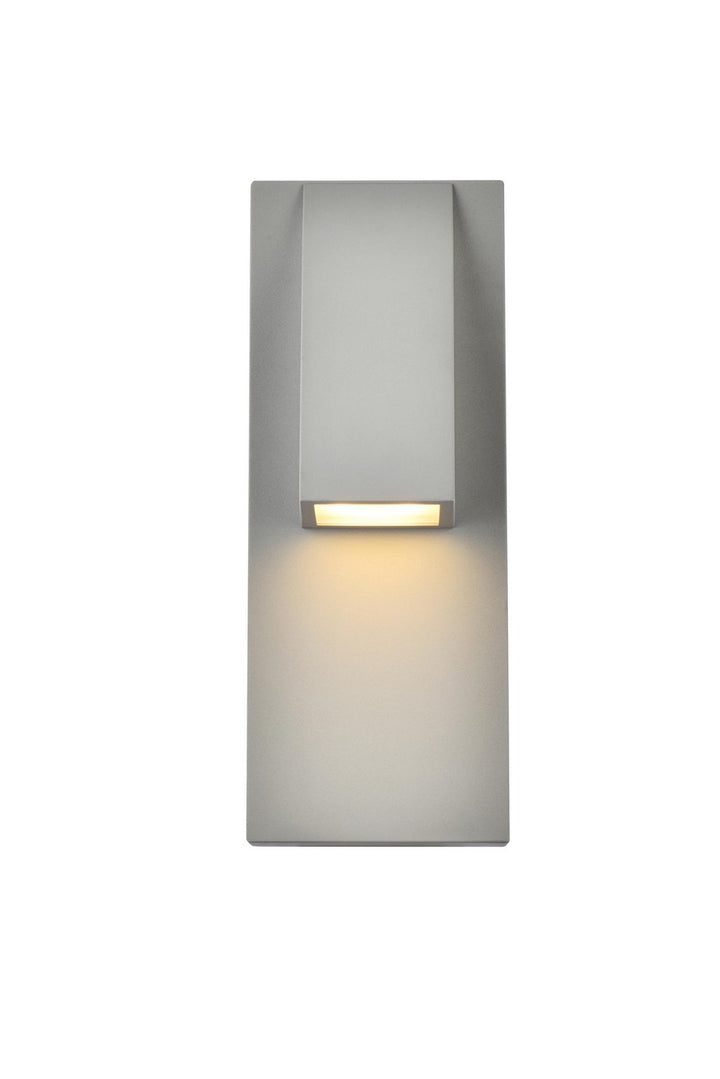 Raine LED Outdoor Wall Lamp in Silver - available from The Lighting Shoppe, trusted by Canadian homeowners