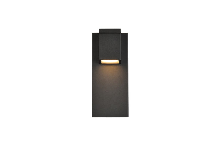 Elegant Lighting - LDOD4007BK - LED Outdoor Wall Lamp - Raine - black