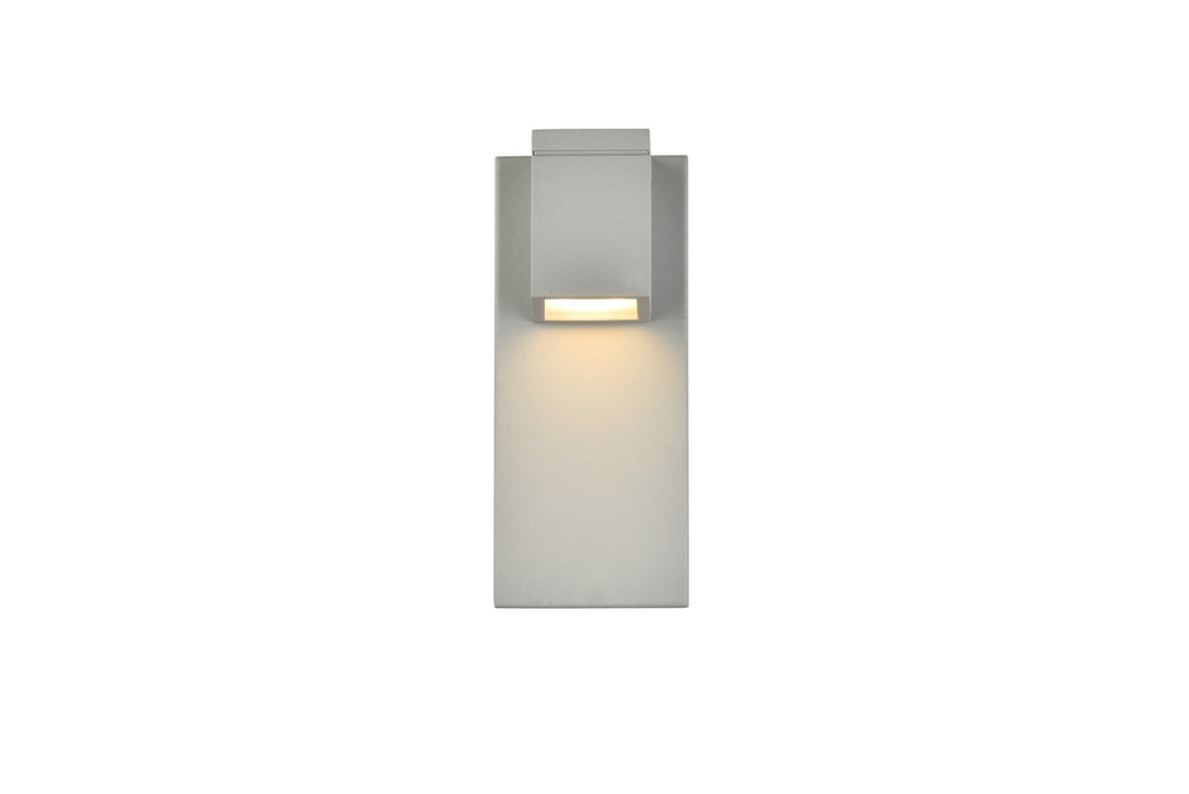 Raine LED Outdoor Wall Lamp in Silver - available from The Lighting Shoppe, trusted by Canadian homeowners