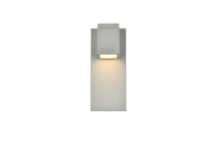 Raine LED Outdoor Wall Lamp in Silver - available from The Lighting Shoppe, trusted by Canadian homeowners