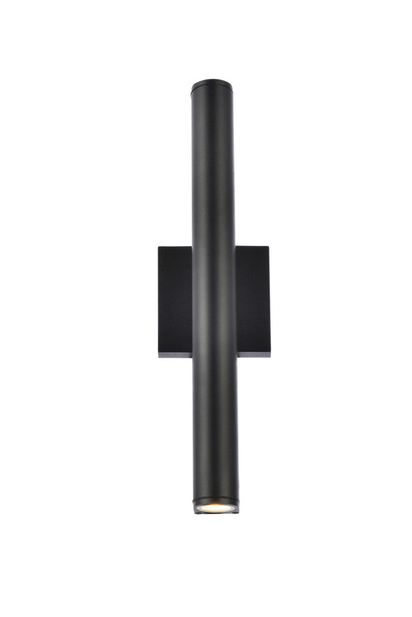 Raine LED Outdoor Wall Lamp in black - available from The Lighting Shoppe, trusted by Canadian homeowners