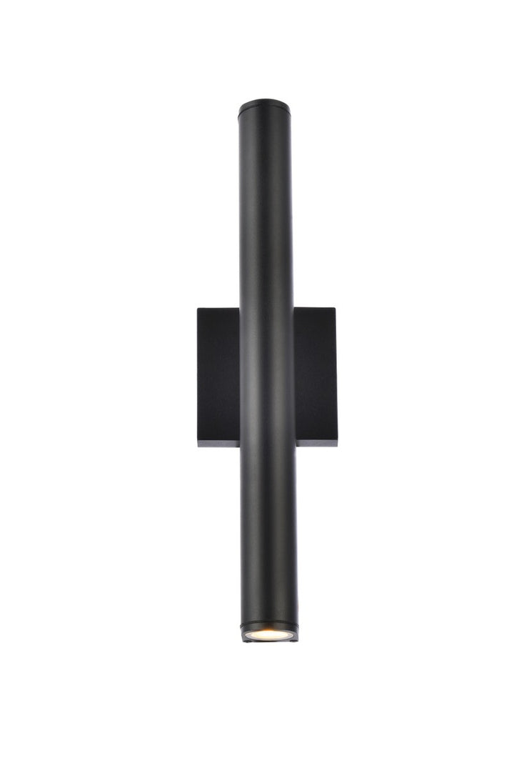 Raine LED Outdoor Wall Lamp in black - available from The Lighting Shoppe, trusted by Canadian homeowners