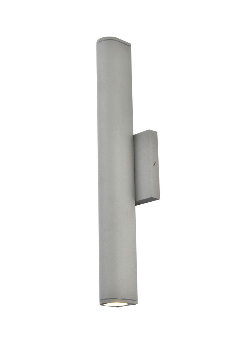 Raine LED Outdoor Wall Lamp in Silver - available from The Lighting Shoppe, trusted by Canadian homeowners