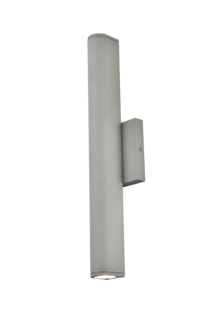 Raine LED Outdoor Wall Lamp in Silver - available from The Lighting Shoppe, trusted by Canadian homeowners