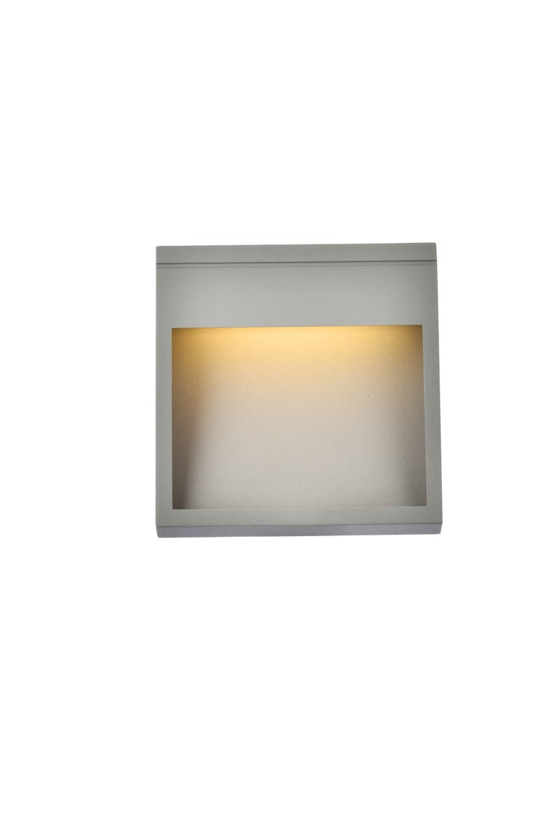 Raine LED Outdoor Wall Lamp in Silver - available from The Lighting Shoppe, trusted by Canadian homeowners