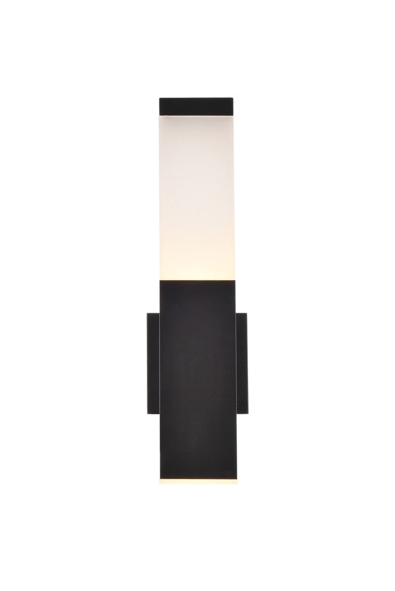 Raine LED Outdoor Wall Lamp in black - available from The Lighting Shoppe, trusted by Canadian homeowners