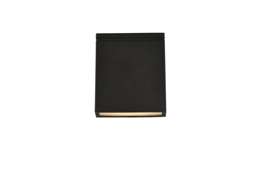 Raine LED Outdoor Wall Lamp in black - available from The Lighting Shoppe, trusted by Canadian homeowners