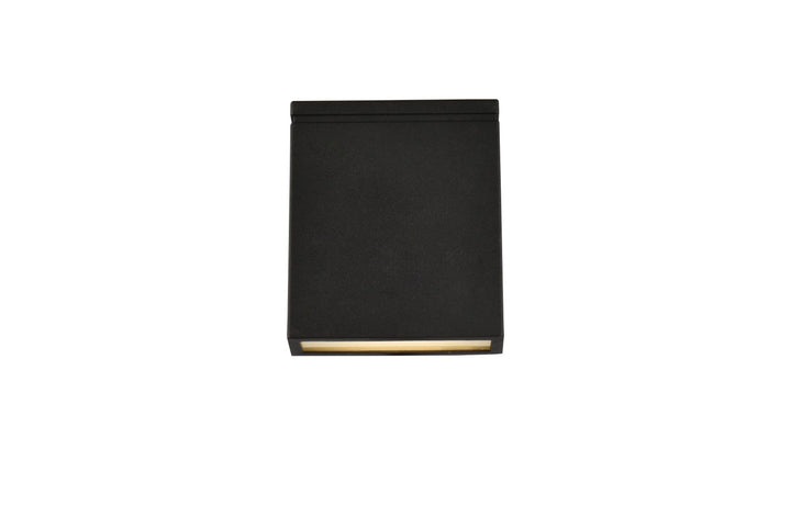 Raine LED Outdoor Wall Lamp in black - available from The Lighting Shoppe, trusted by Canadian homeowners