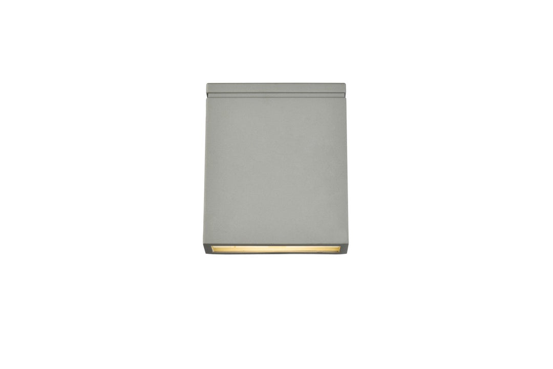 Raine LED Outdoor Wall Lamp in Silver - available from The Lighting Shoppe, trusted by Canadian homeowners