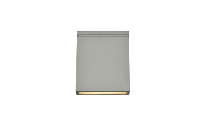 Raine LED Outdoor Wall Lamp in Silver - available from The Lighting Shoppe, trusted by Canadian homeowners