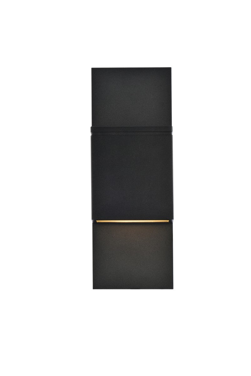 Raine LED Outdoor Wall Lamp in black - available from The Lighting Shoppe, trusted by Canadian homeowners