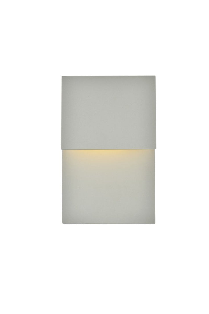 Raine LED Outdoor Wall Lamp in Silver - available from The Lighting Shoppe, trusted by Canadian homeowners