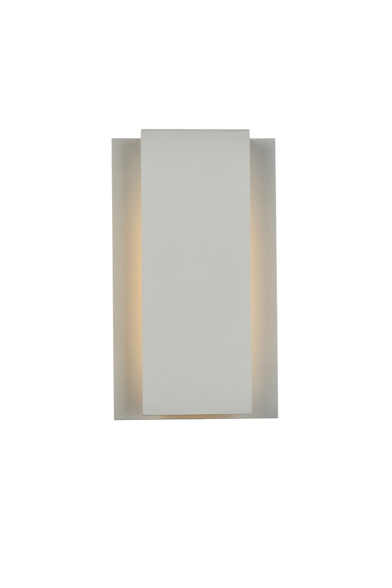 Raine LED Outdoor Wall Lamp in Silver - available from The Lighting Shoppe, trusted by Canadian homeowners