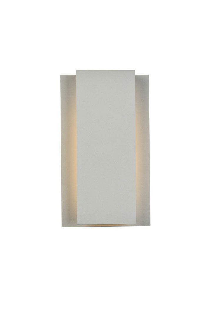 Raine LED Outdoor Wall Lamp in Silver - available from The Lighting Shoppe, trusted by Canadian homeowners