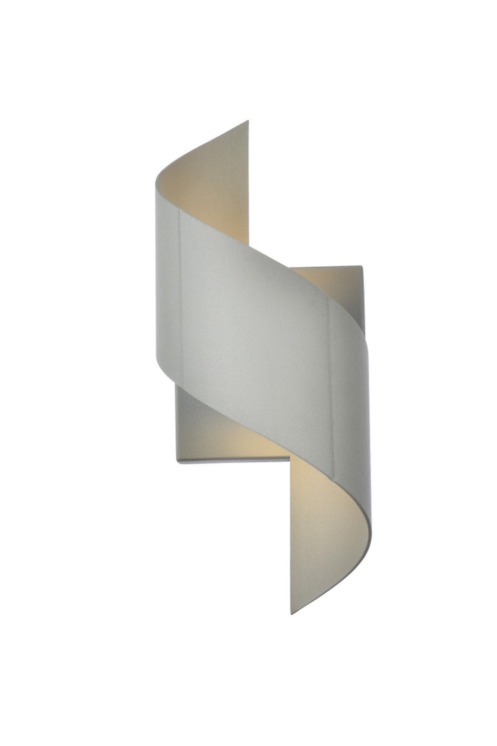 Raine LED Outdoor Wall Lamp in Silver - available from The Lighting Shoppe, trusted by Canadian homeowners