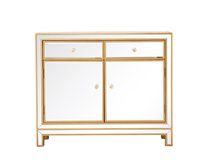 Elegant Lighting - MF72002G - Nightstand - REFLEXION - Antique gold