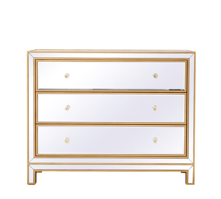 Elegant Lighting - MF72019G - Chest - REFLEXION - Antique gold