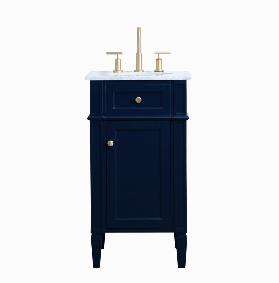 Elegant Lighting - VF12518BL - Single Bathroom Vanity - Park Avenue - blue