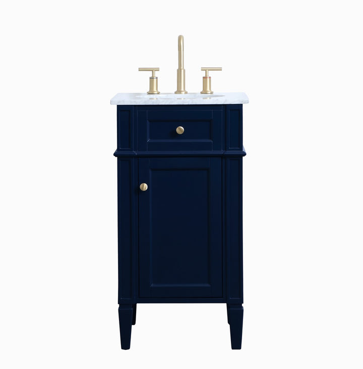 Elegant Lighting - VF12518BL - Single Bathroom Vanity - Park Avenue - blue