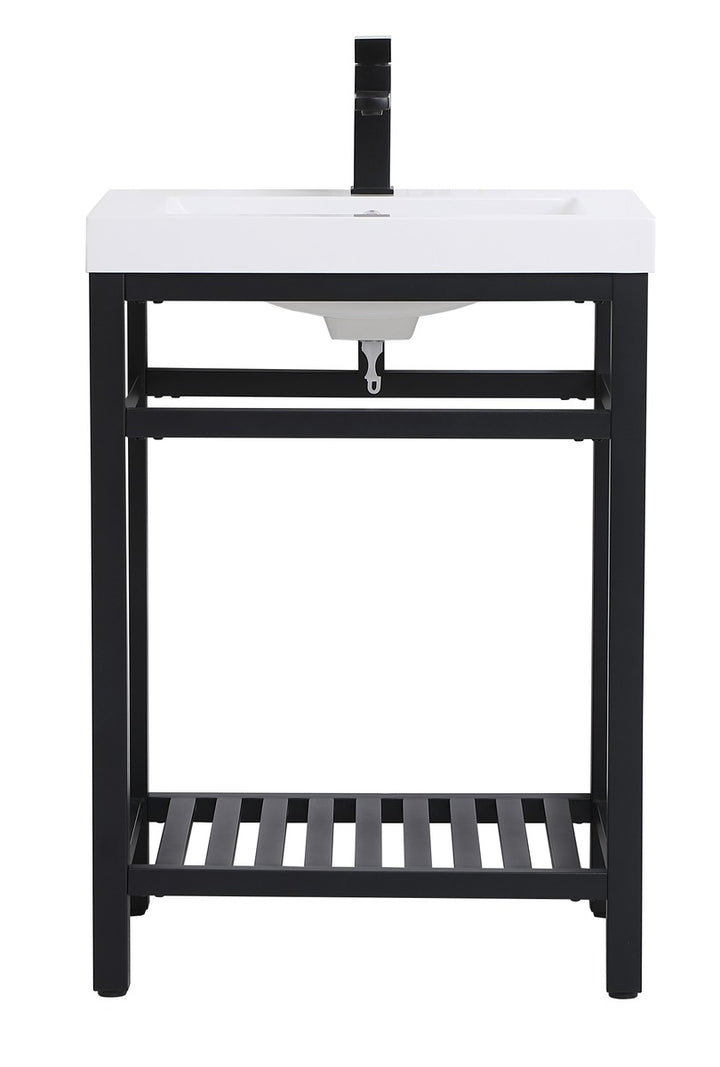 Elegant Lighting - VF14024BK - Single Bathroom Vanity - Raya - black