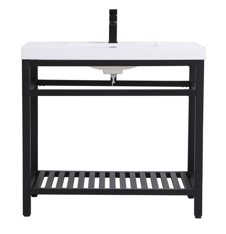 Elegant Lighting - VF14036BK - Single Bathroom Vanity - Raya - black