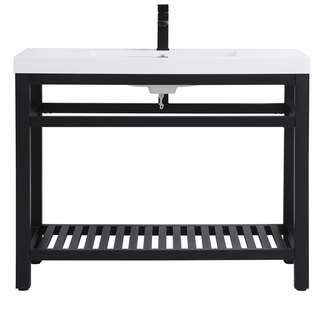 Elegant Lighting - VF14042BK - Single Bathroom Vanity - Raya - black