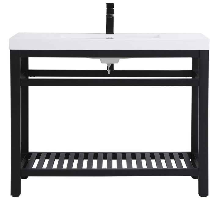 Elegant Lighting - VF14042BK - Single Bathroom Vanity - Raya - black