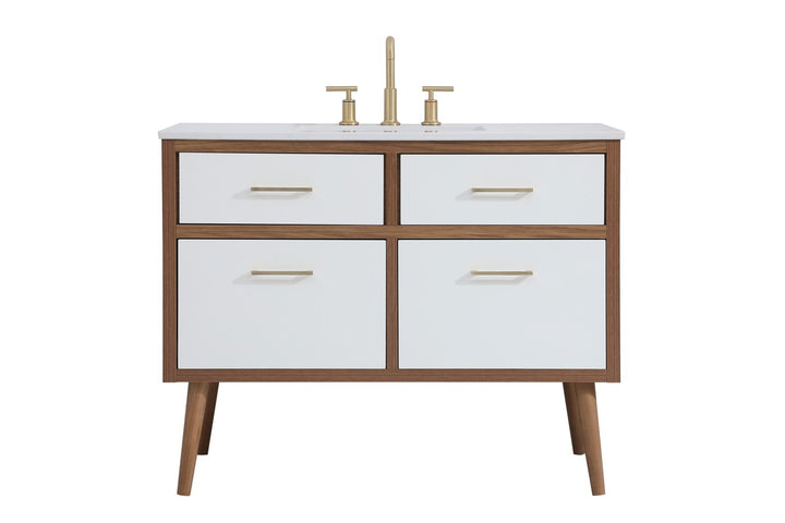 Elegant Lighting - VF41042WH - Bathroom Vanity Set - Boise - White