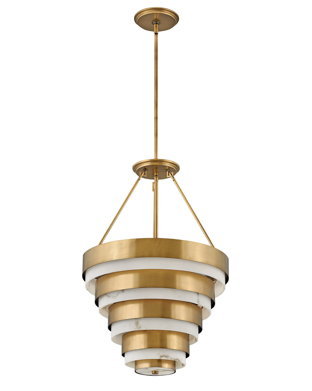 Hinkley Canada - 30184HB - LED Pendant - Echelon - Heritage Brass